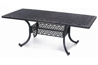 800x800px 7 Stunning Rectangle Patio Dining Table Picture in Furniture
