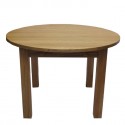 Balmain Oak Round Extending Dining Table , 7 Awesome Extendable Dining Tables In Furniture Category