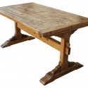 Furniture , 7 Lovely Trestle dining tables with reclaimed wood : Barbara Trestle Dining Tabl