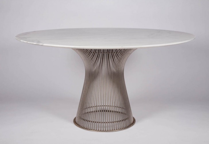 Furniture , 7 Good Platner dining table : Carrera Marble Topped Dining Table