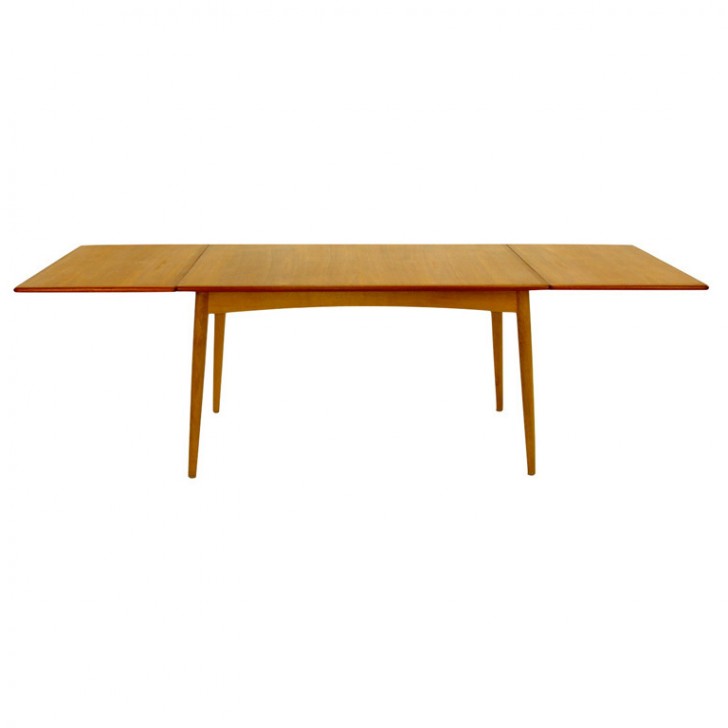 Furniture , 8 Awesome Hans Wegner dining table : Danish Modern Teak