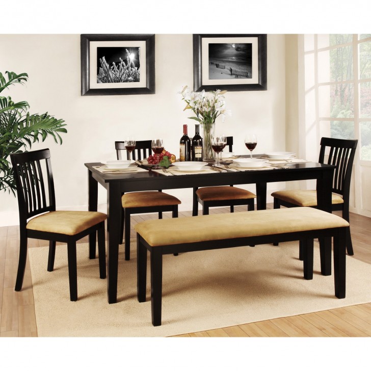Furniture , 8 Excellent Rectangle Dining Table with bench : Dining Furniture