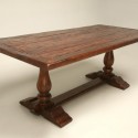 Furniture , 8 Awesome Rustic trestle dining table : Dining-Kitchen Tables