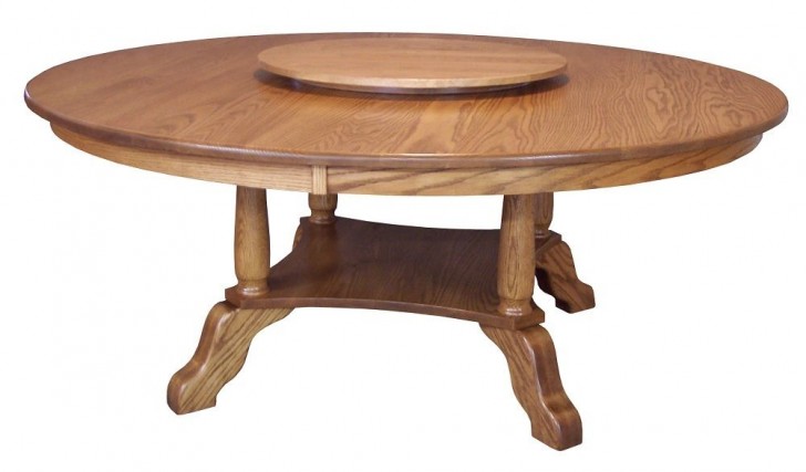 Furniture , 8 Awesome Round Dining Table With Lazy Susan : Dining Room Table