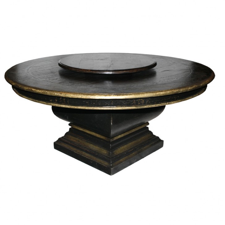 Furniture , 8 Popular Lazy Susan Dining Table : Dining Table with Lazy Susan