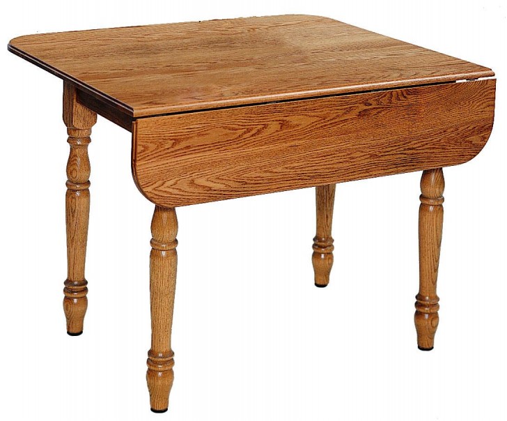 Furniture , 7 Unique Amish dining room tables : Drop Leaf Amish Dining Table