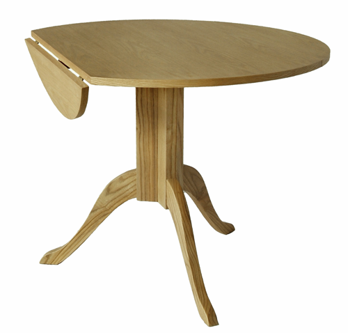 Furniture , 7 Stunning Round pedestal dining table with leaf : Drop Leaf Pedestal Dining Table