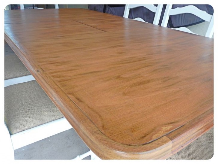 Furniture , 8 Lovely Restored wood dining table : Extendable Dining Table