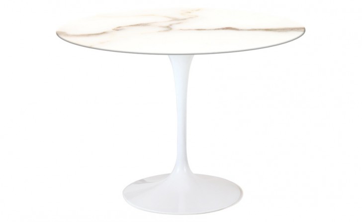 Furniture , 8 Lovely Saarinen marble dining table : Glass Dining Table