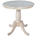Height Pedestal Table Unfinished , 8 Fabulous Unfinished Round Dining Table In Furniture Category