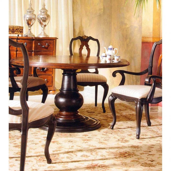 Furniture , 8 Ultimate Tuscan round dining table : Hekman Tuscan Estates