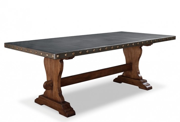 Furniture , 8 Gorgeous Trestle Dining Tables : Hempstead Trestle Dining Table