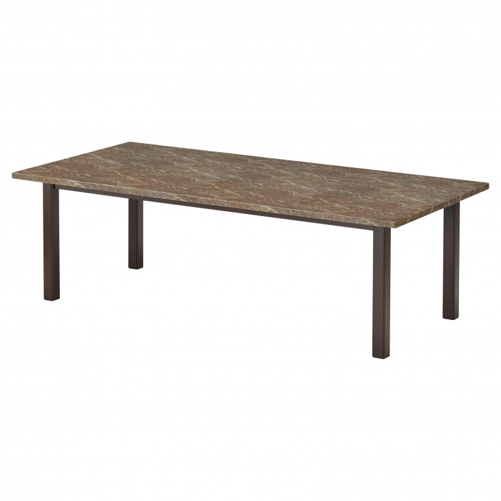 Furniture , 7 Stunning Rectangle patio dining table : Holden Metal Table