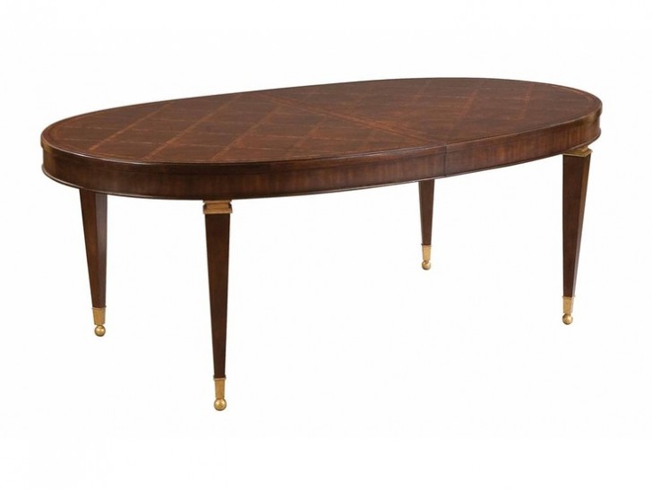 Furniture , 9 Georgeous Drexel heritage dining table : Ideal Oval Dining Table