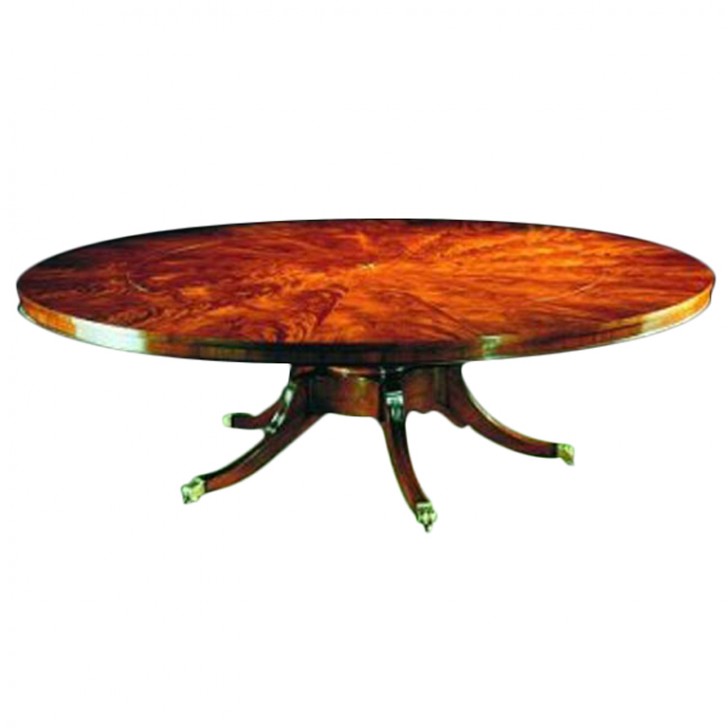 Furniture , 8 Stunning Extendable dining table seats 10 : Mahogany Circular Extending Dining Table