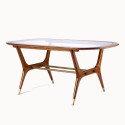 Mahogany trestle-base dining table , 7 Top Modern Trestle Dining Table In Furniture Category