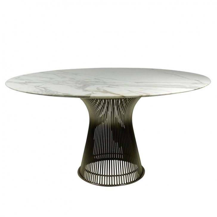 Furniture , 7 Good Platner dining table : Marble Top Dining Table