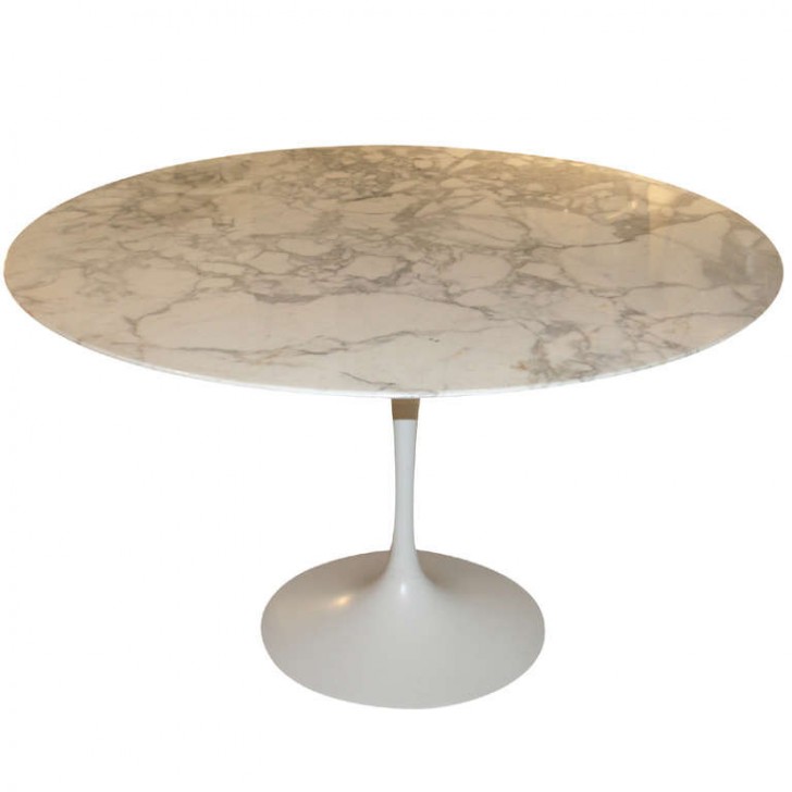 Furniture , 8 Lovely Saarinen marble dining table : Marble Tulip Dining Table