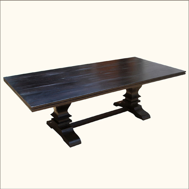 Furniture , 8 Lovely Modern trestle dining table : Nottingham Solid Wood 