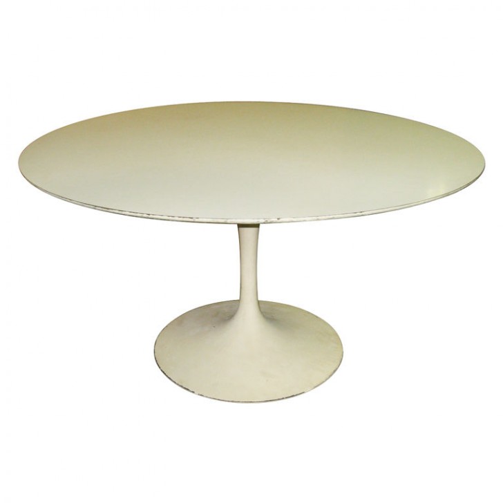 Furniture , 8 Awesome Saarinen Round Dining Table : Original Round Tulip Dining Table
