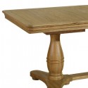 Furniture , 8 Awesome Extending pedestal dining table : Pedestal Extending Table