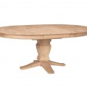 Pedestal Table , 7 Stunning Unfinished Round Dining Table In Furniture Category