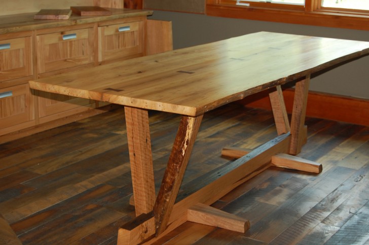 Furniture , 7 Top Recycled Wood Dining Tables : Reclaimed Wood Dining Table