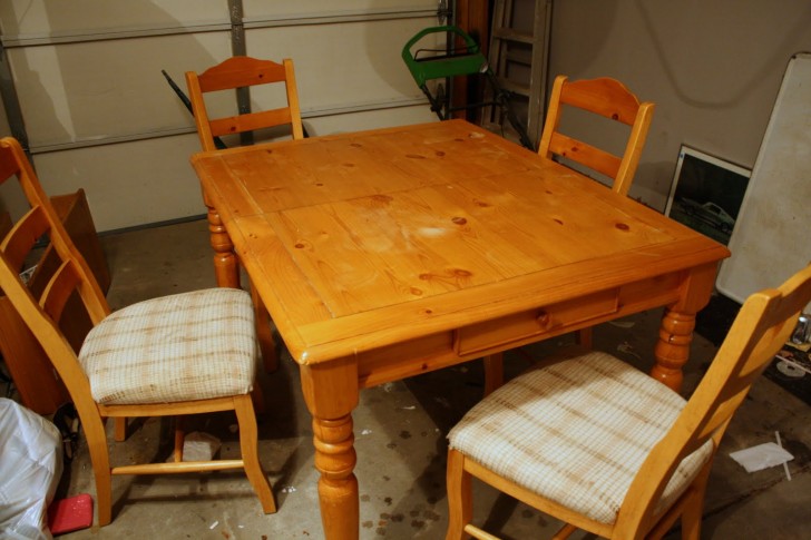 Furniture , 8 Gorgeous Refinishing Dining Table : Refinishing The Dining Room Table