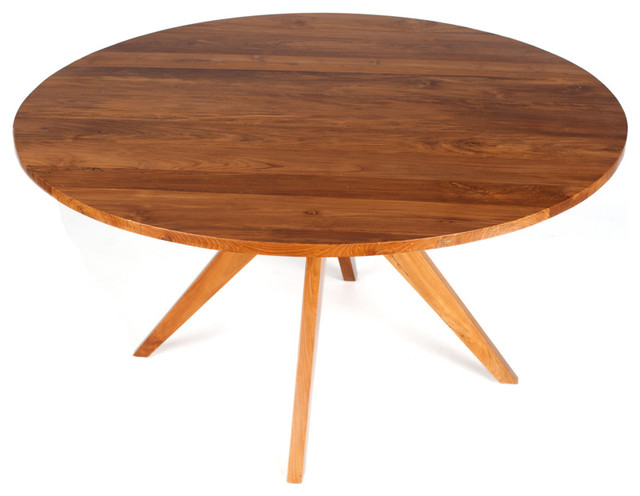 Furniture , 7 Stunning Reclaimed wood dining table san francisco : Round Dining Table