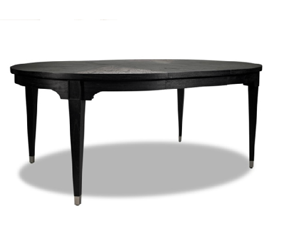 Furniture , 8 Good Brownstone dining table : Round Extension Dining Table