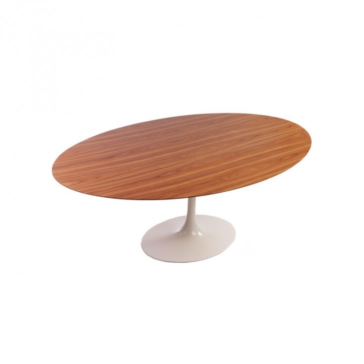 Furniture , 8 Charming Saarinen Dining Table Oval : Saarinen Oval Wood Dining Table