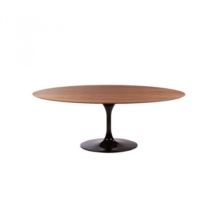 Furniture , 8 Stunning Saarinen Dining Table : Saarinen Oval Wood Dining Table