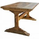 Santa Barbara Trestle Dining Table , 7 Lovely Trestle Dining Tables With Reclaimed Wood In Furniture Category