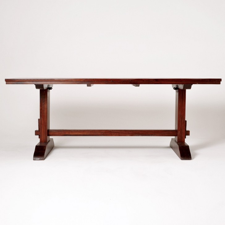Furniture , 8 Gorgeous Trestle Dining Tables : Sequoia Trestle Dining Table