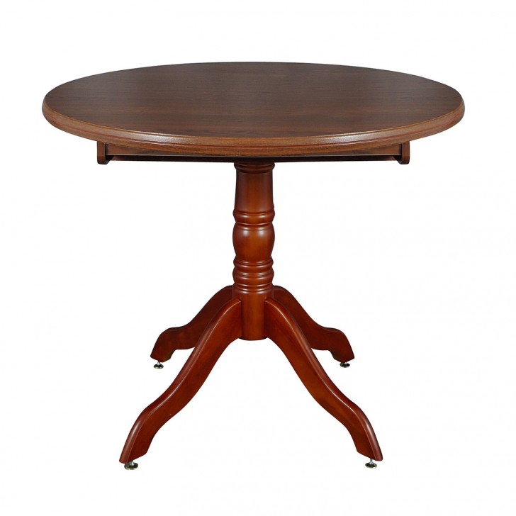 Furniture , 7 Fabulous Extending Pedestal Dining Table : Single Pedestal Circular Dining Table