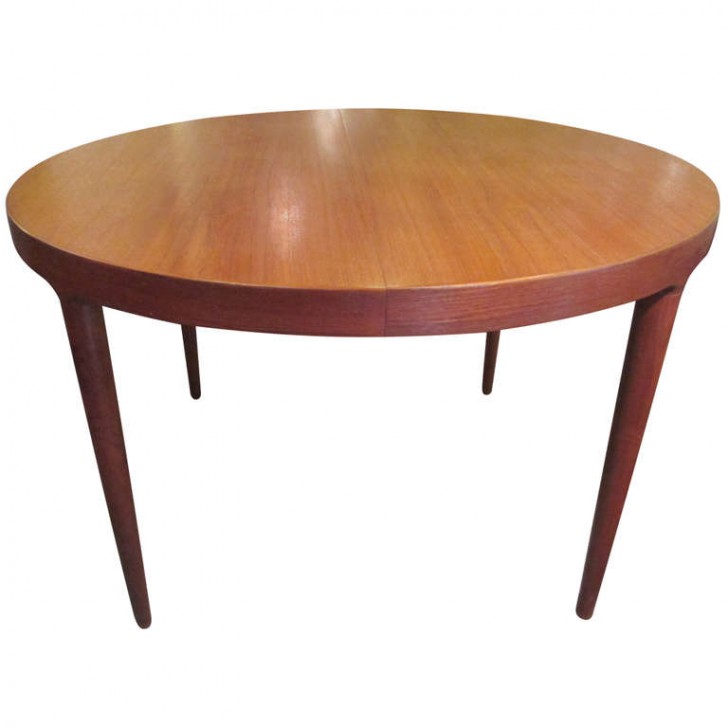 Furniture , 8 Wonderful Round Expandable Dining Tables : Teak Round Expandable Dining Table
