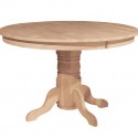Top Round Pedestal Table , 7 Stunning Unfinished Round Dining Table In Furniture Category