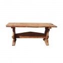Furniture , 8 Awesome Rustic trestle dining table : Trestle Console Dining Table