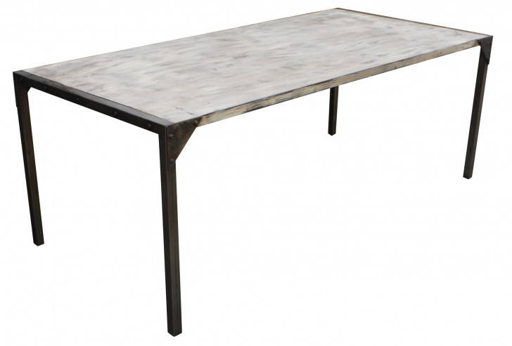Furniture , 8 Best Reclaimed wood dining table metal legs : Urban Dining Table