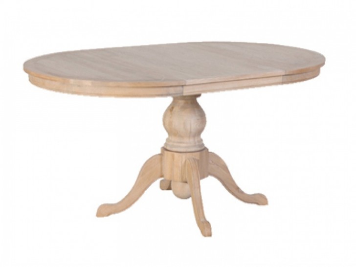 Furniture , 7 Unique Round Extendable Dining Table : Weathered Round Extendable Dining Table