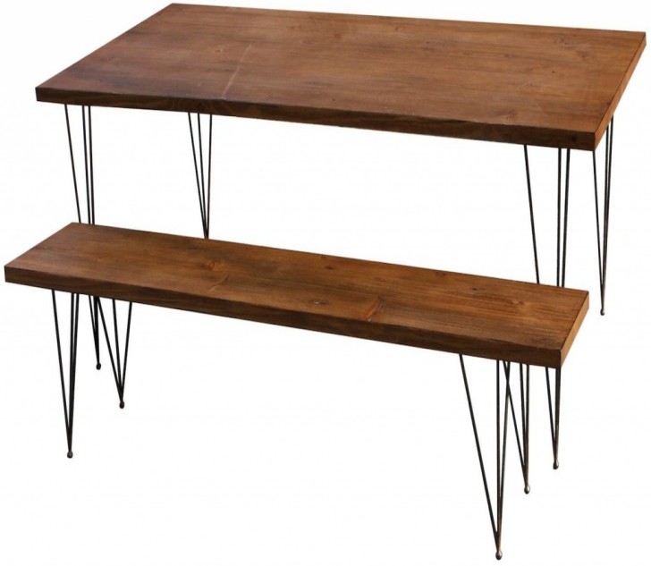Furniture , 8 Best Reclaimed wood dining table metal legs : Wood Dining Table Top