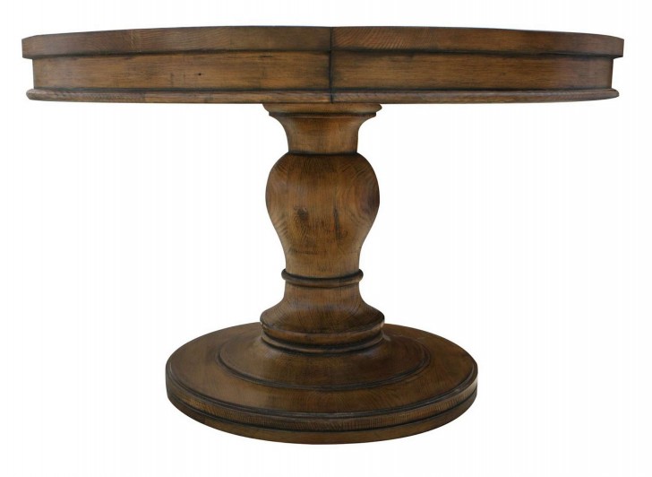 Furniture , 8 Pretty Round dining table reclaimed wood : Wood Extension Pedistal Table