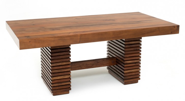 Furniture , 8 Cool Salvaged wood dining table : Wood Organic Dining Table