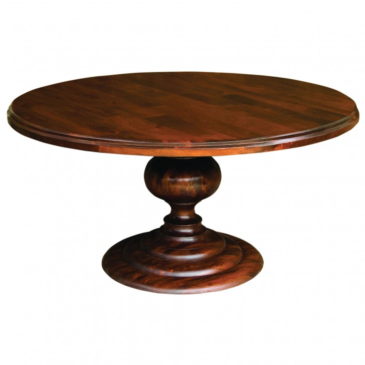Furniture , 8 Popular Mango Wood Dining Table : Wood Round Dining Table