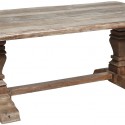 Wood Trestle Dining Table , 7 Gorgeous Salvaged Wood Trestle Dining Table In Furniture Category