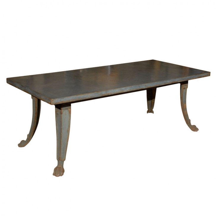 Furniture , 8 Awesome Zinc dining tables : Zinc Top Dining Table