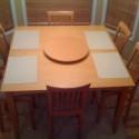 Dining Room , 8 Wonderful Lazy susan dining room table :  dining room table sets