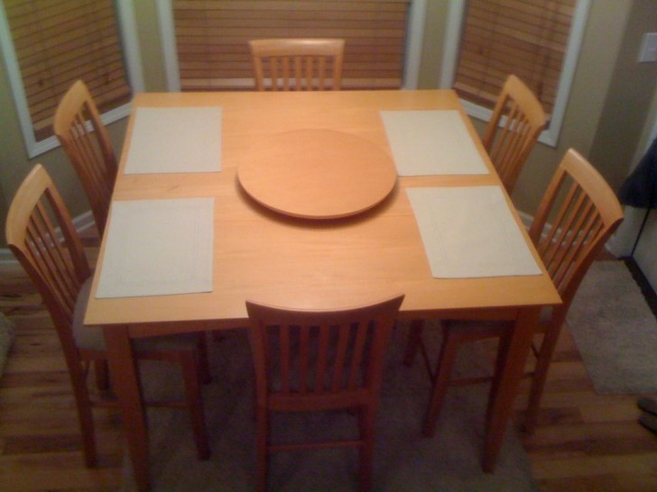 Dining Room , 8 Wonderful Lazy susan dining room table :  Dining Room Table Sets