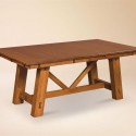 Furniture , 8 Awesome Rustic trestle dining table : dining room tables trestle