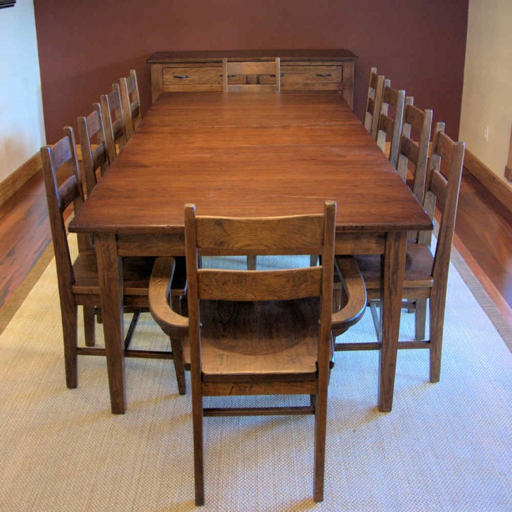 Furniture , 6 Stunning Hickory chair dining tables : Handmade Hickory Dining Table